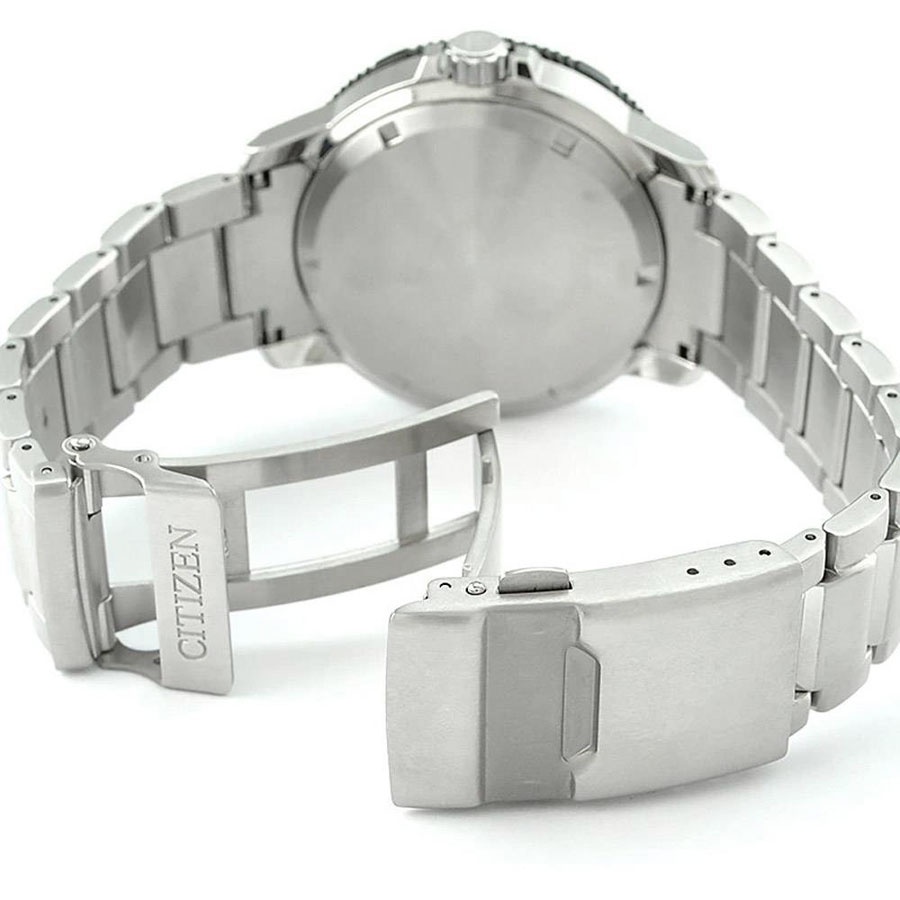Đồng Hồ Nam Citizen Đa Chức Năng Dây Thép Không Gỉ BJ7094-59L - Mặt Xanh