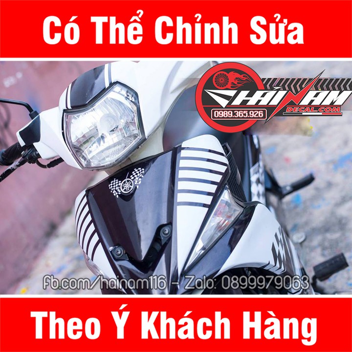 Tem Trùm Sirius Fi Trắng Đen