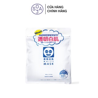 Mặt Nạ Dưỡng Trắng Ishizawa Shirohada Transparent White Mask N 18ml/miếng