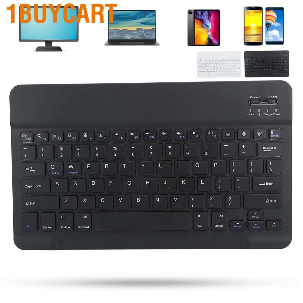 1buycart Bàn Phím Bluetooth Không Dây Siêu Mỏng 12.9 Inch Cho Máy Tính Bảng / Điện Thoại