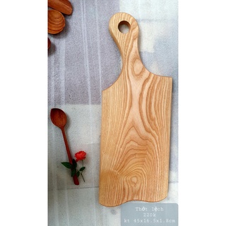 Thớt lệch đùi gà - Thớt decor gỗ tần bì