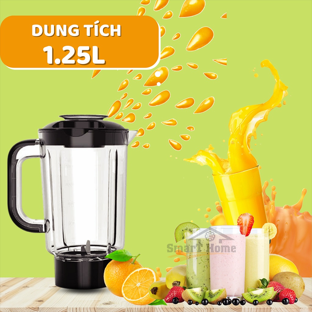 Máy Xay Sinh Tố MASUTO BLENDER 1.2L - Máy Vắt Cam 0.2L Siêu Nhanh, Xay Nhuyễn Mịn Chỉ Trong 10s - Hàng Chính Hãng