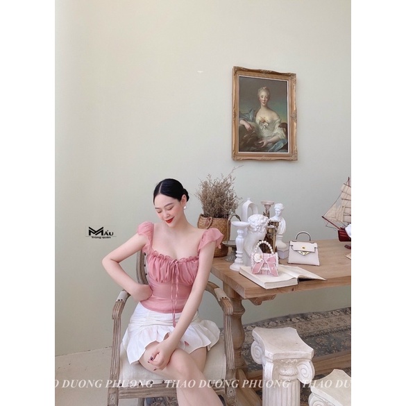 áo tơ cup ngực tay cánh tiên