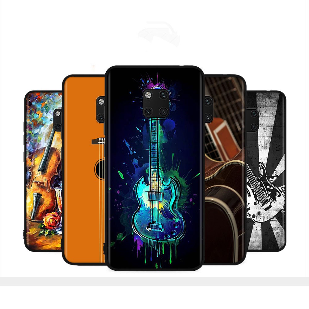 Ốp Điện Thoại Silicon Mềm Hình Đàn Guitar H-72 Cho Xiaomi Redmi Note 9 9a 9c 9s Pro Max Power 9t 5g