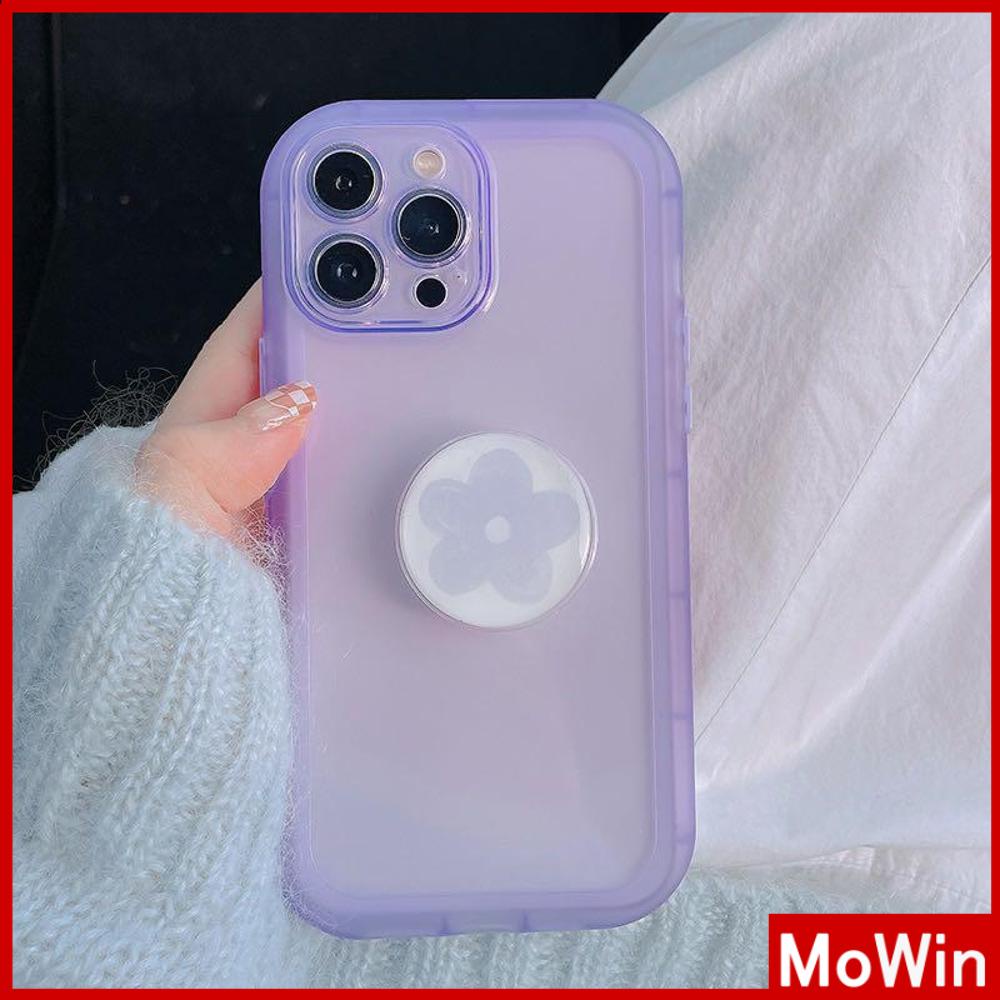Ốp điện thoại TPU dẻo đệm khí trong suốt có giá đỡ thích hợp cho iPhone 14 Pro Max 14 Plus 13 Pro Max 12 11 XR 7 Plus