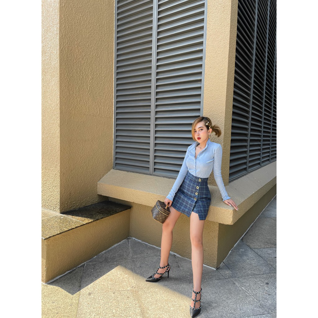 Chân Váy CHECKED SKIRT - Hàng thiết kế - NIESCLOSET20 | BigBuy360 - bigbuy360.vn