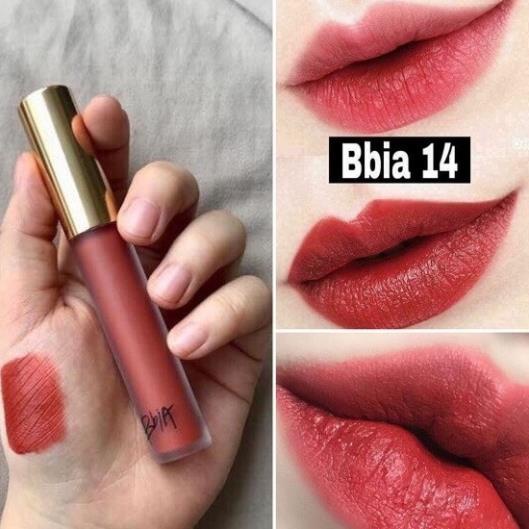 Son kem Lì BBIA Velvet Lip Tint Màu Số 02 - 04 - 12 - 14 - 15 - 23 new