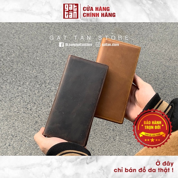 [BẢO HÀNH TRỌN ĐỜI] Ví Dài Nam / Bóp Da Nam Đựng THẻ Cao Cấp Hàng Đẹp Gạt Tàn Store / Cam Kết Da Bò Thật 100% - VD-L124