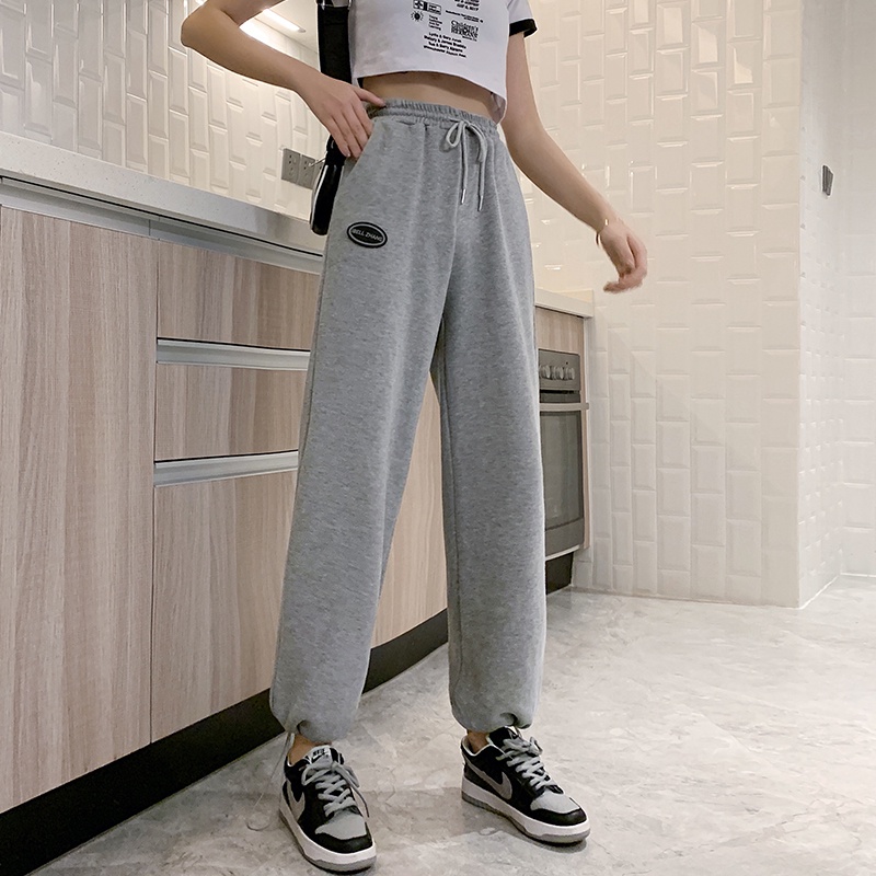 NRVP Quần Thể Thao Ống Rộng Phong Cách Thời Trang Hàn Quốc Dành Cho Nam Và Nữ