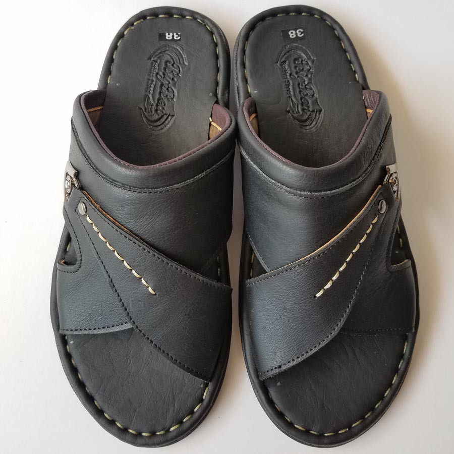 Dép Nam Quai Ngang Da BòThật - TC0941