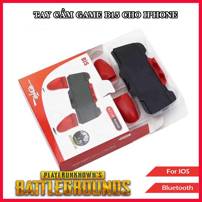 Tay cầm B15 Chuyên game PUBG trên Iphone, công nghệ blutooth mới nhất, đối thủ của flydigi stinger -dc3532