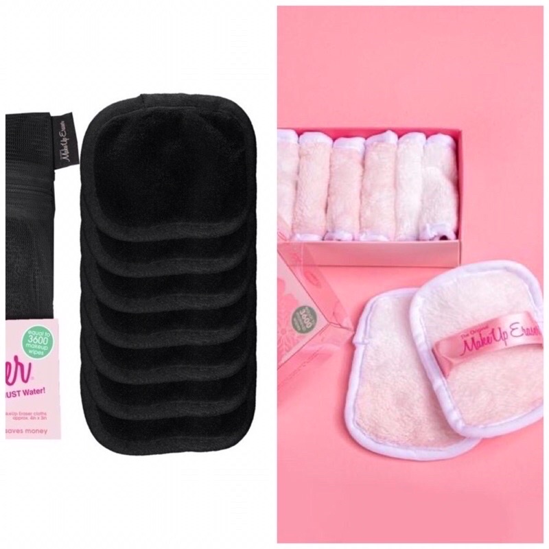 The Original Makeup Eraser ✨ Khăn tẩy trang Makeup Eraser - Set 7 ngày Đen