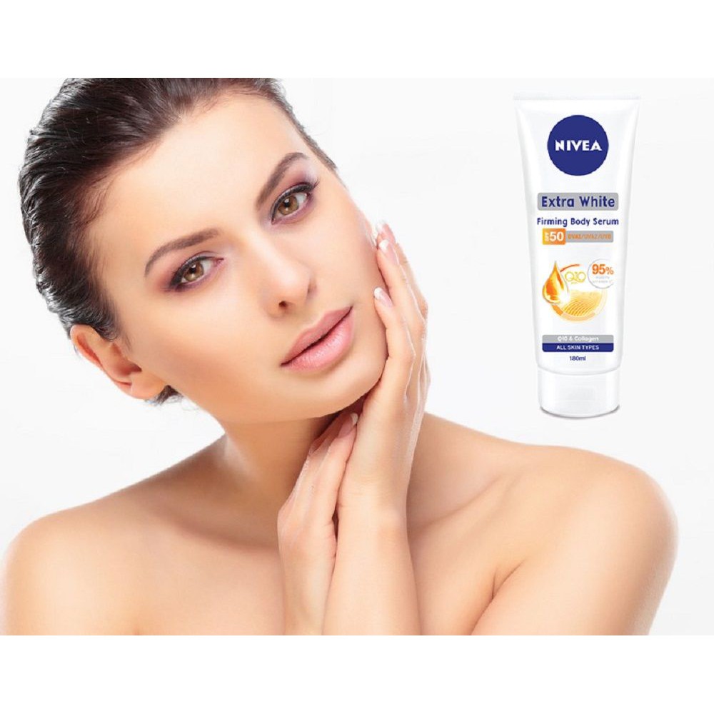 Serum Dưỡng Da Nữ 180ml Nivea Ban Ngày Làm Trắng Và Mịn Da Extra Repair & Protect