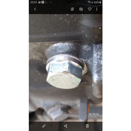 Long đền ốc xả nhớt.vòng đệm.túi 20 cái.dùng cho ốc các dòng xe suzuki GN125 ,250.GZ125,150.HJ125.TNT15.TNT175.Bigboy250