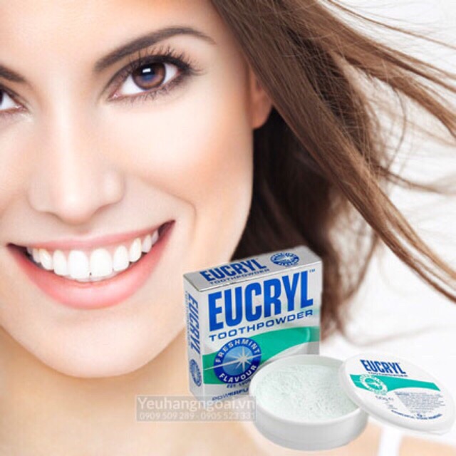 Bột Trắng Răng Eucryl 50g Anh Quốc