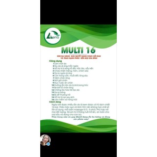⚡️FREESHIP⚡️Combo 2 hũ  Multi 16(hũ 20g)