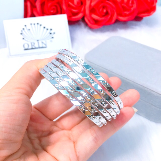 Vòng ximen 7 chiếc trắng Orin V2254