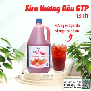 Siro Dâu GTP 2.5kg Hương Vị Đậm Đà, Vị Ngọt Tự Nhiên