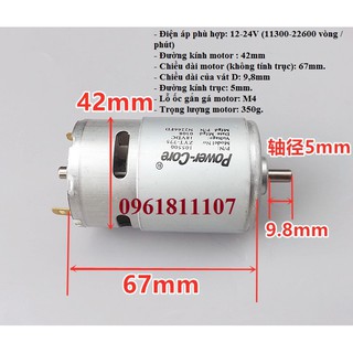 Motor 775 Power core 2 bạc đạn 22600 vòng
