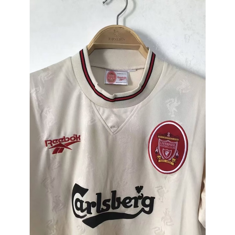 Áo Thun Thể Thao Tay Ngắn Nhanh Khô Phong Cách Đội Tuyển Liverpool Size S-XXL 96-97