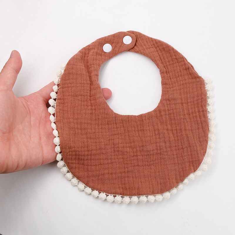 Yếm Ăn Chất Liệu Cotton Mềm Mại Thoải Mái Tiện Dụng Cho Bé