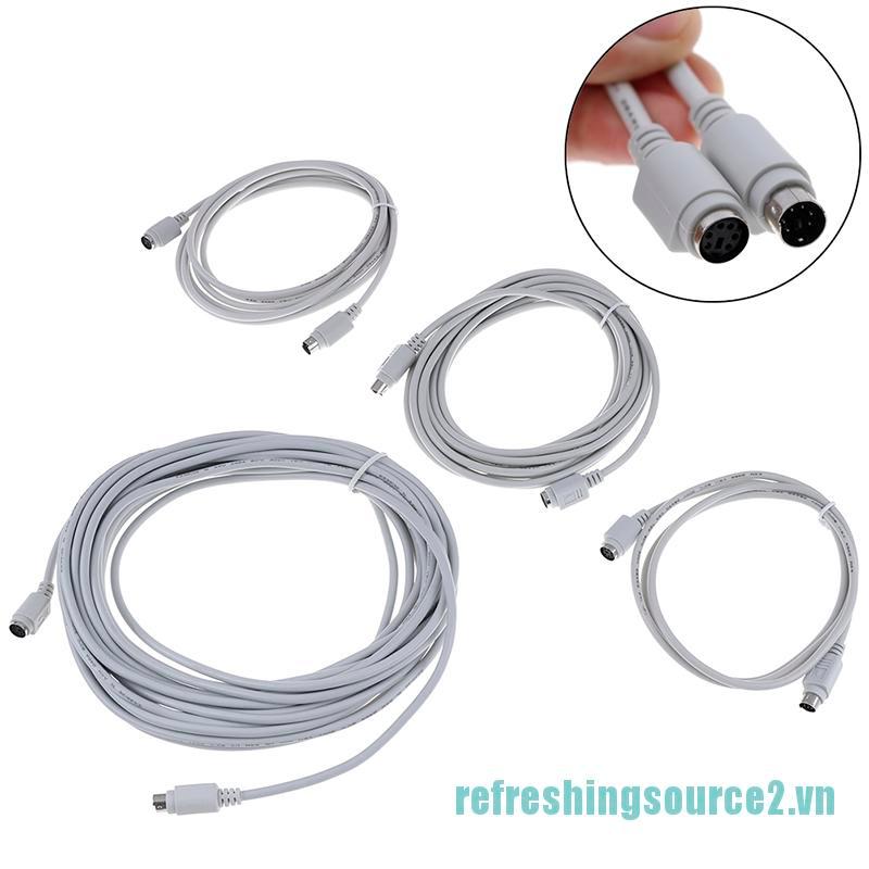 Dây Cáp Nối Dài Bàn Phím Máy Tính Ps2 Mini Din 6 Pin 1.5m 5m