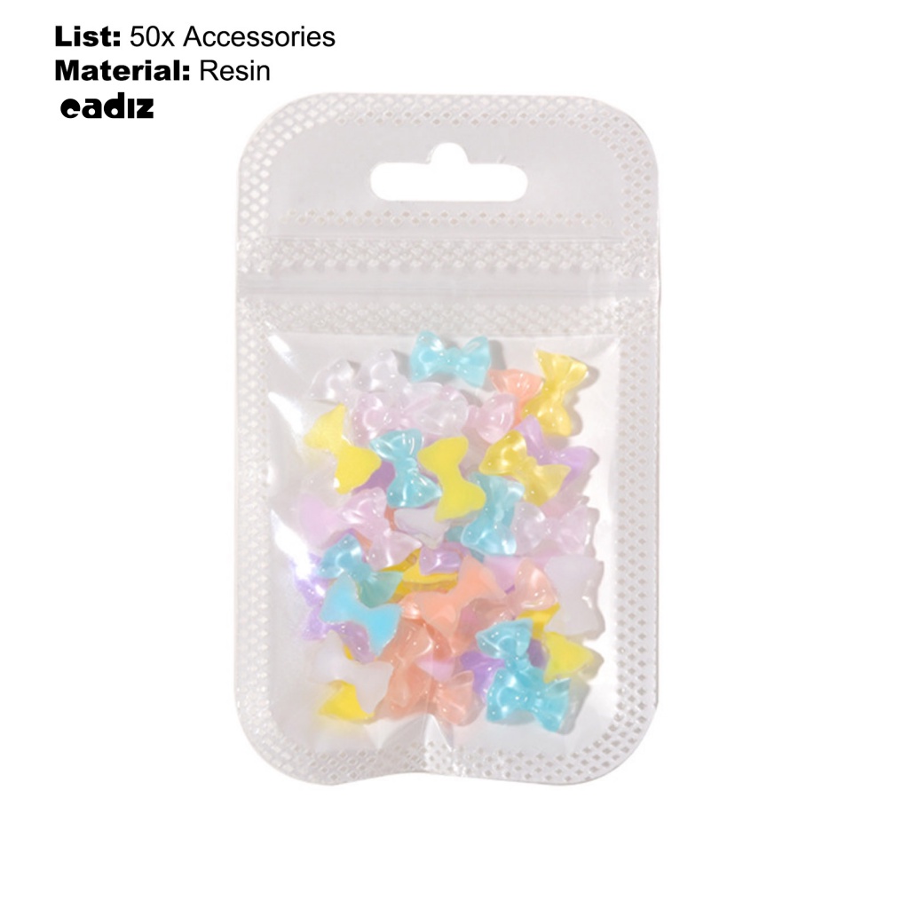 Nơ 3D Đính Móng Tay Trang Trí