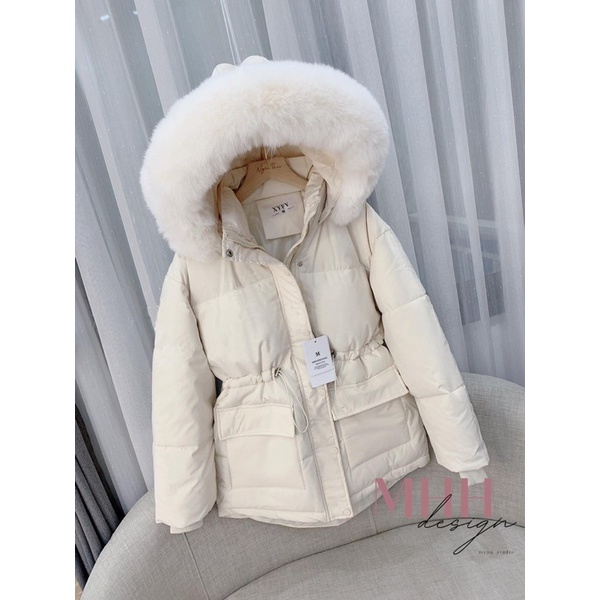 (Ảnh thật) ÁO PHAO LÔNG VŨ, ÁO KHOÁC NỮ MŨ LÔNG TO 919 | BigBuy360 - bigbuy360.vn