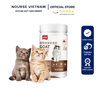 Sữa cho mèo sơ sinh Borammy Sữa bột cho mèo con mèo bầu cung cấp dinh dưỡng BM07 (400g)