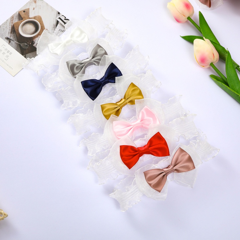 Set Vớ Nơ Và Băng Đô Co Giãn Dễ Thương Dành Cho Bé Gái