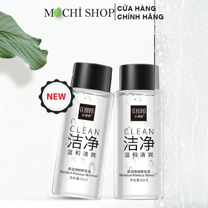 Nước Tẩy Trang Dịu Nhẹ Sạch Sâu Clean Senana 50ml Dưỡng Ẩm, Se Khít Lỗ Chân Lông Nội Địa Trung Chính Hãng - MOCHI SHOP