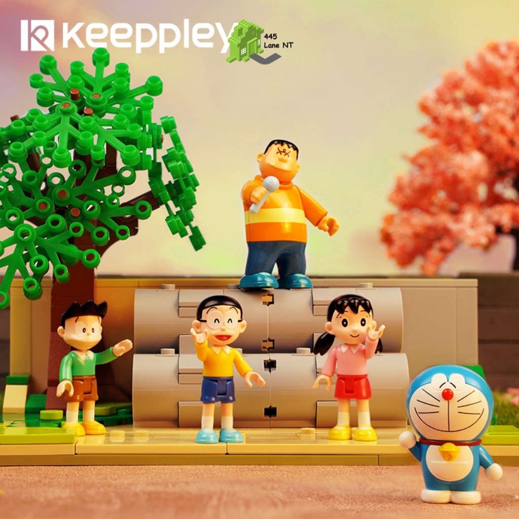 Đồ Chơi Lắp Ráp Qman Keeppley 20409 Sân Chơi Của Doraemon Nobita Cho Trẻ Từ 6 Tuổi