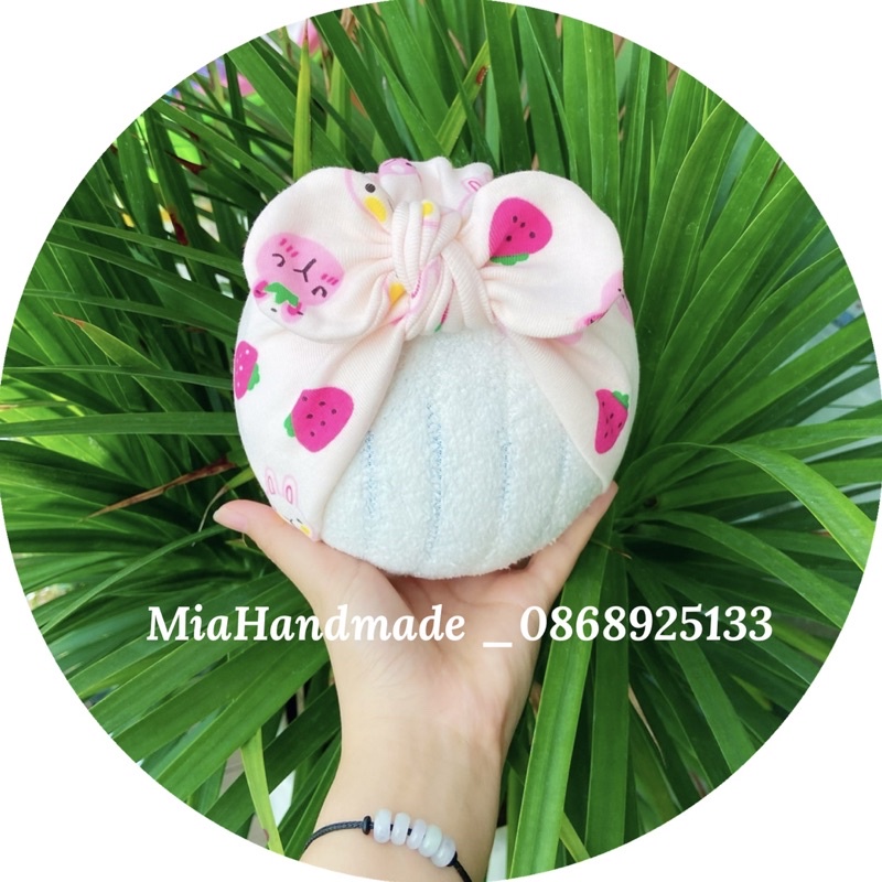 MŨ TURBAN CHO BÉ RẺ ĐẸP CHẤT COTTON MỀM MỊN - VỪA LÀM ĐIỆU, VỪA CHE THÓP CHO BÉ