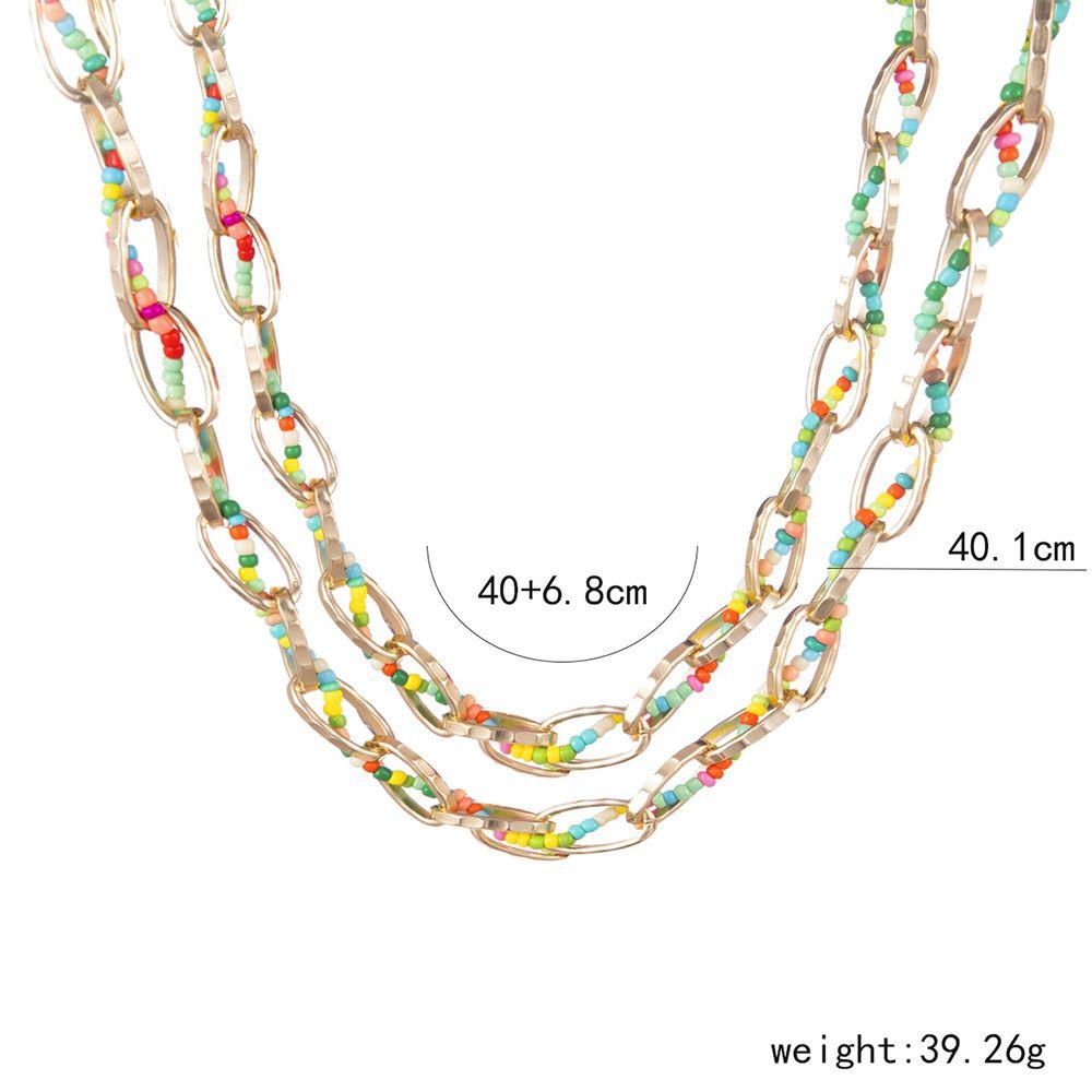 AROMA Vòng cổ Nhiều Lớp Thời Trang Cá Tính Cho Nữ