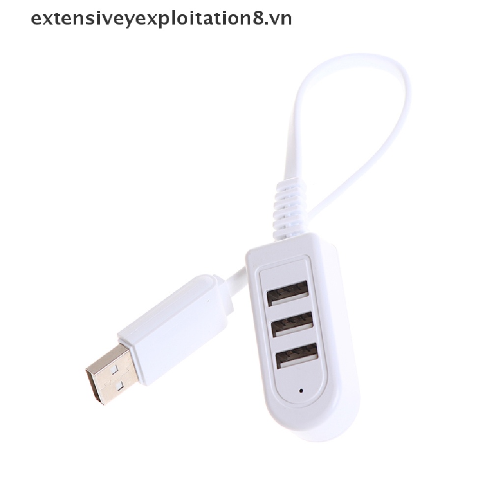 Bộ HUB mở rộng 3 cổng USB 3.0 đa tốc độ cao cho laptop / máy tính