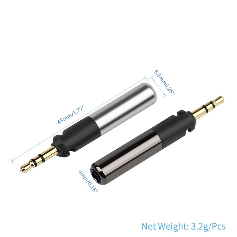 Set 2 Giắc Cắm 2.5mm Chuyên Dụng Cho Tai Nghe ATH-R70X M50X R70 MX40