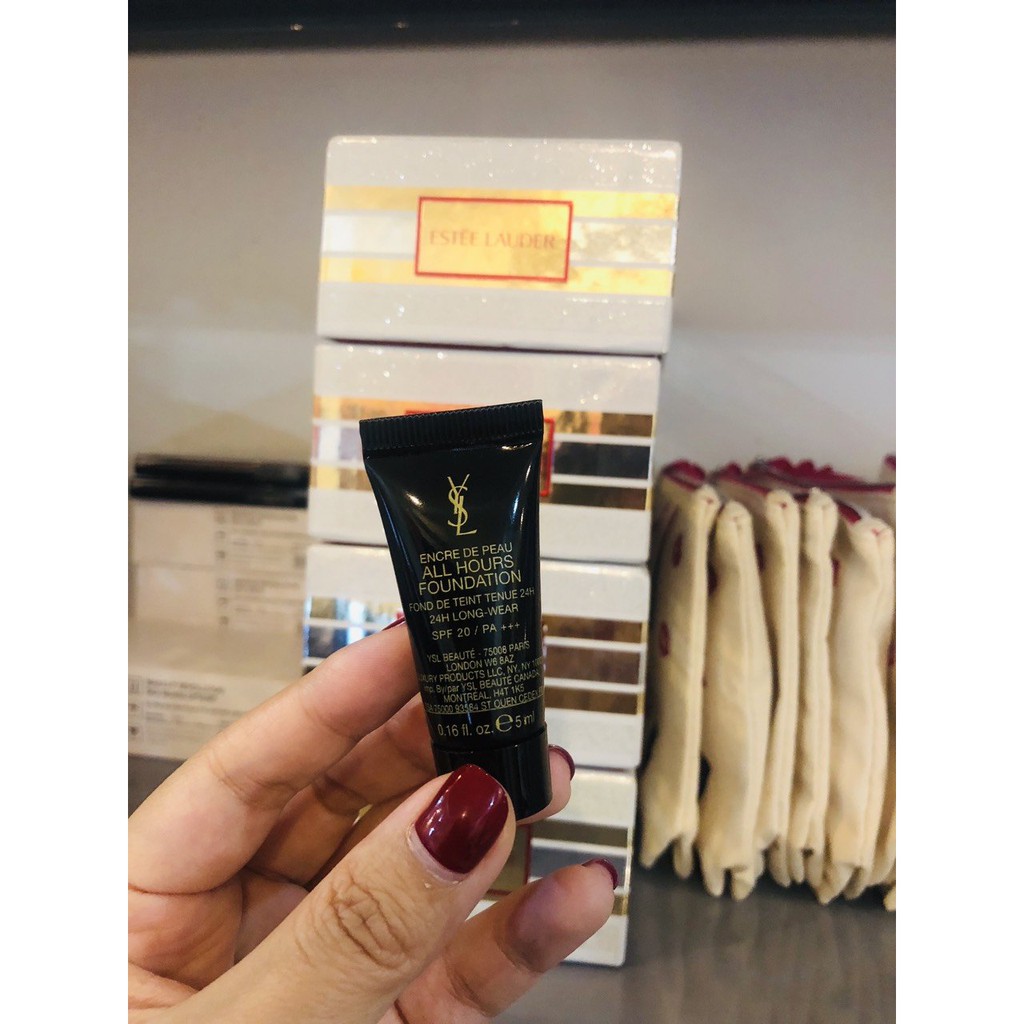 YSL- Kem Nền Encre De Peau All Hours Foundation đen B20 5ml Unbox | BigBuy360 - bigbuy360.vn