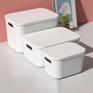 Set 3 hộp đựng đồ có nắp bằng nhựa đa năng có tay cầm siêu tiện dụng