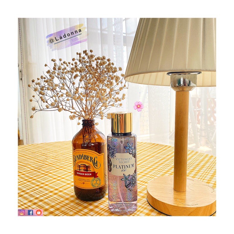 Xịt thơm dưỡng thể toàn thân Bodymist Platium Ice- Victoria's Secret | Thế Giới Skin Care