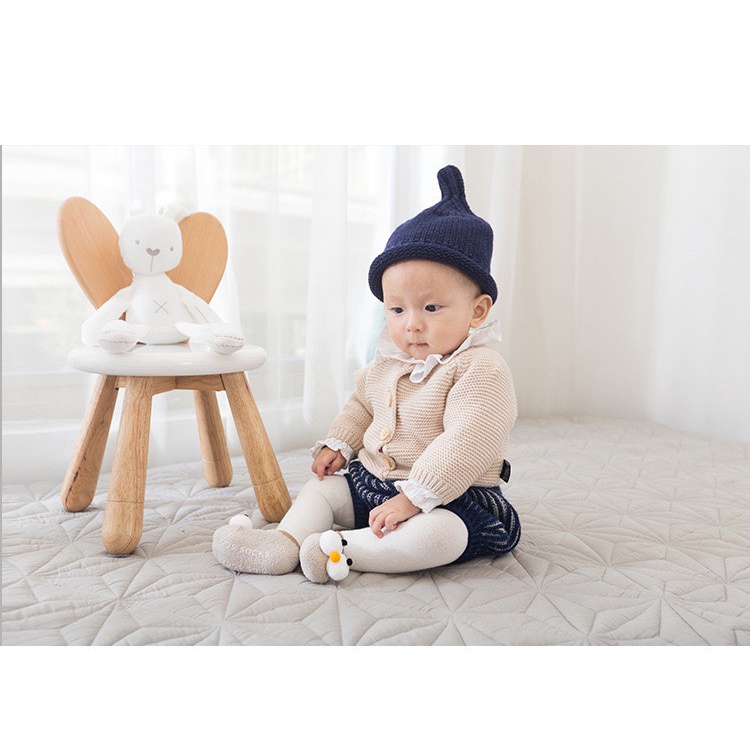 Tất trẻ em họa tiết đôi mắt cute,có đế chống trượt