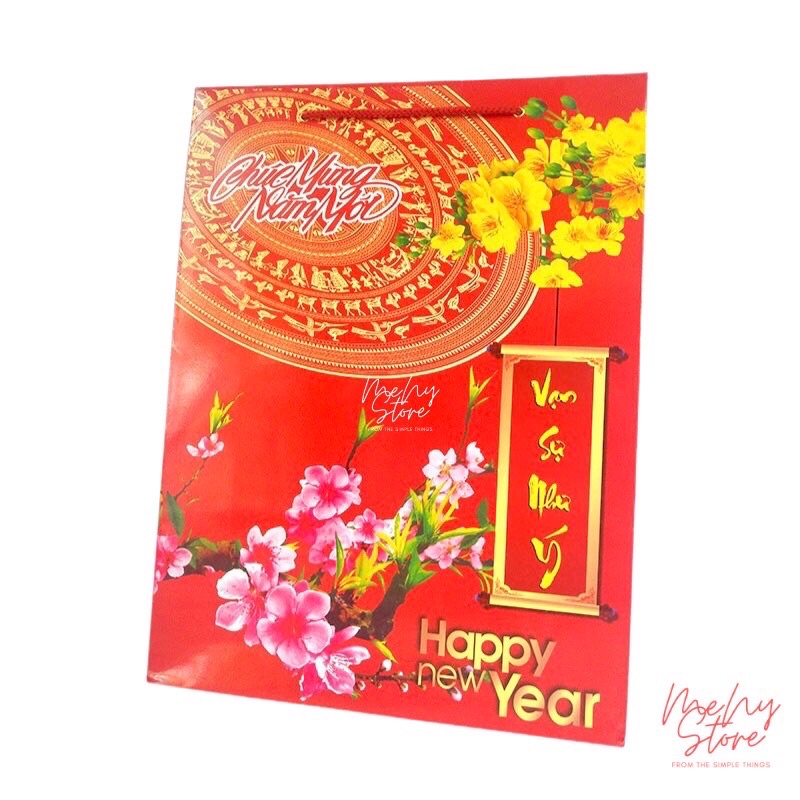 [Mã LIFEBOOK2 giảm 10% đơn 0Đ] Túi đựng quà Tết, túi chúc mừng năm mới (mẫu ngẫu nhiên)