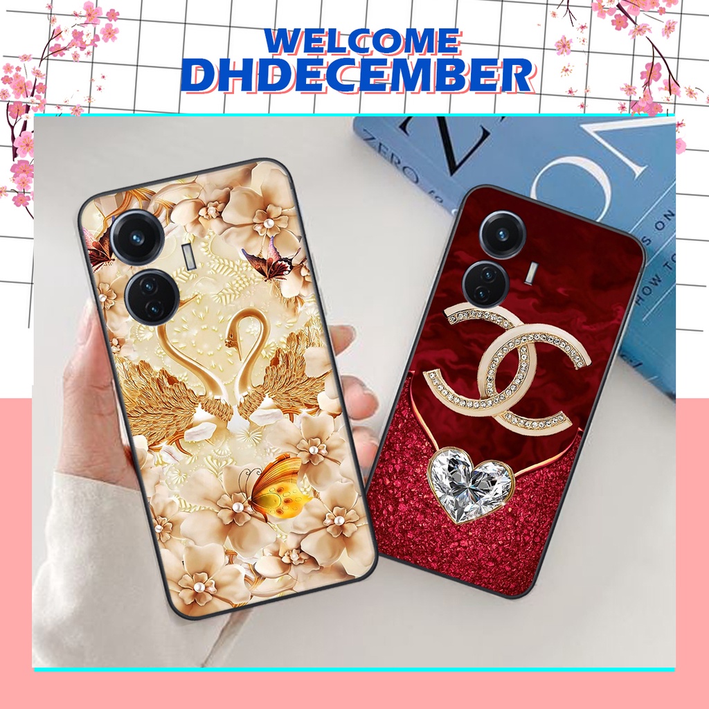 Ốp lưng Vivo Y55 2022 - BẢO VỆ CAMERA in hình hoa xinh xắn, hiện đại , thời trang ,phong cách