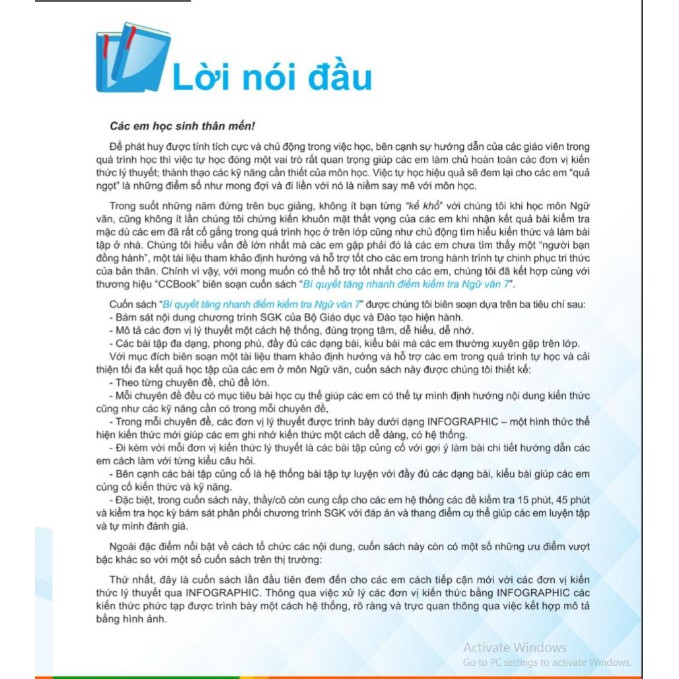 Sách - Bí Quyết Tăng Nhanh Điểm Kiểm Tra Ngữ Văn 7