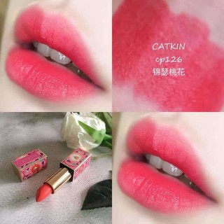 CATKIN - Son lì có dưỡng - Màu CP126 - Gorgeous Peach - quả đào chín mọng - Hồng Tươi