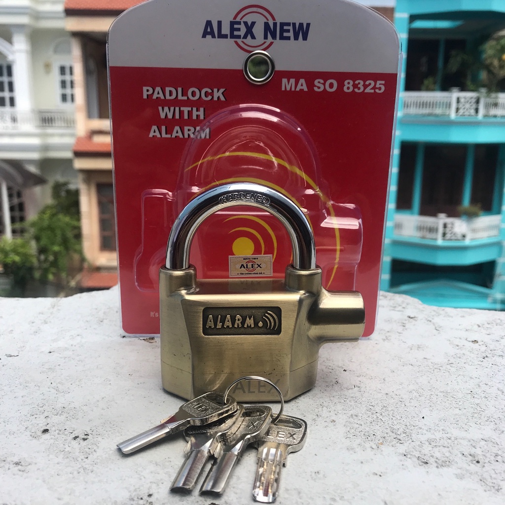 Ổ khóa chống trộm AL zin (lỗi 1 đổi 1) báo động to, chắc chắn bảo vệ ngôi nhà của bạn