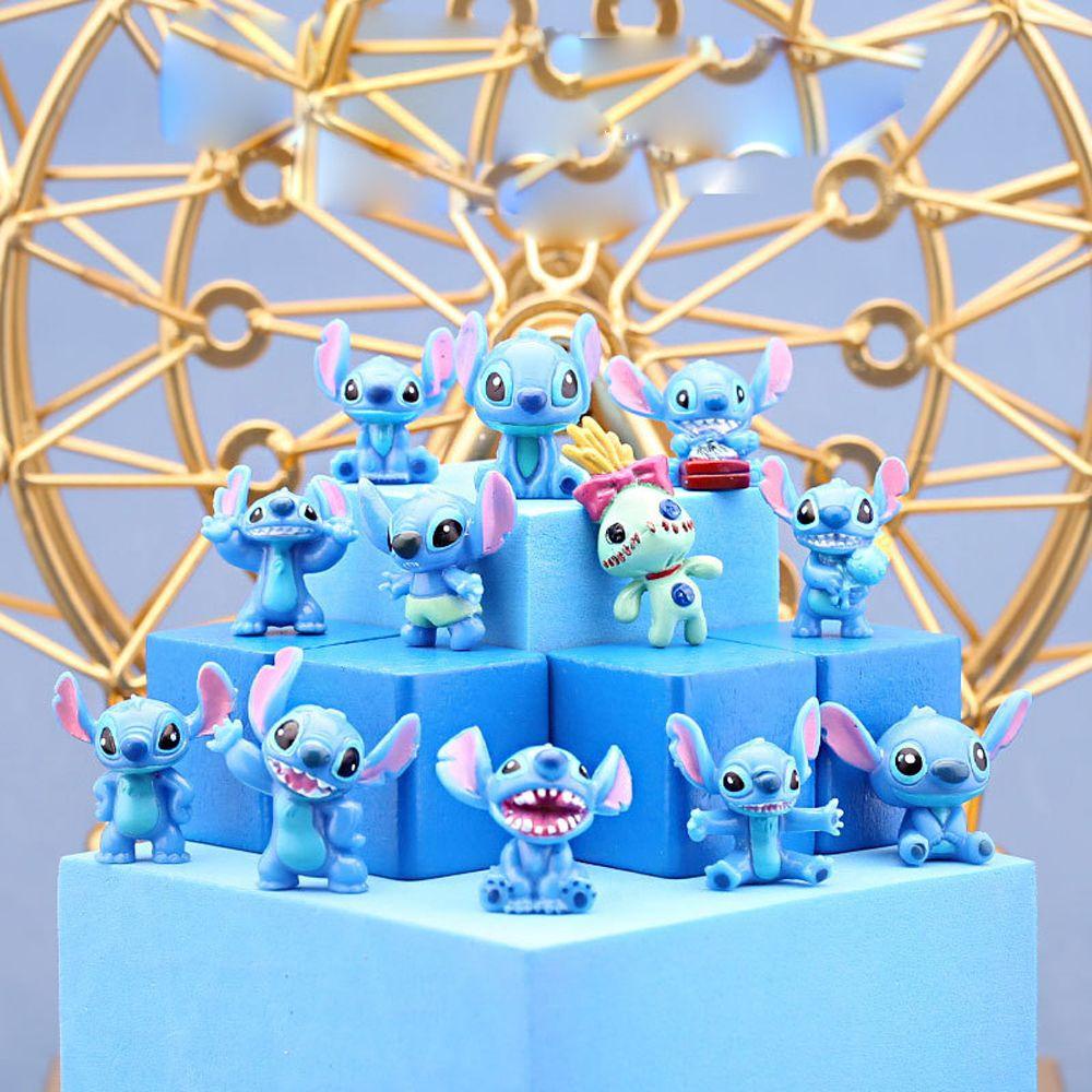 Mô Hình Nhân Vật Lilo &amp; Stitch Bằng PVC Đáng Yêu Trang Trí Bàn Làm Việc