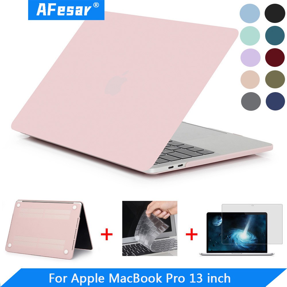 Vỏ Ốp Cứng Mờ Cho Macbook Pro 13 Inch 2020 2019 2018 2017 2016 Pro2289 A2251 A2159 A1989 A1706 A1708