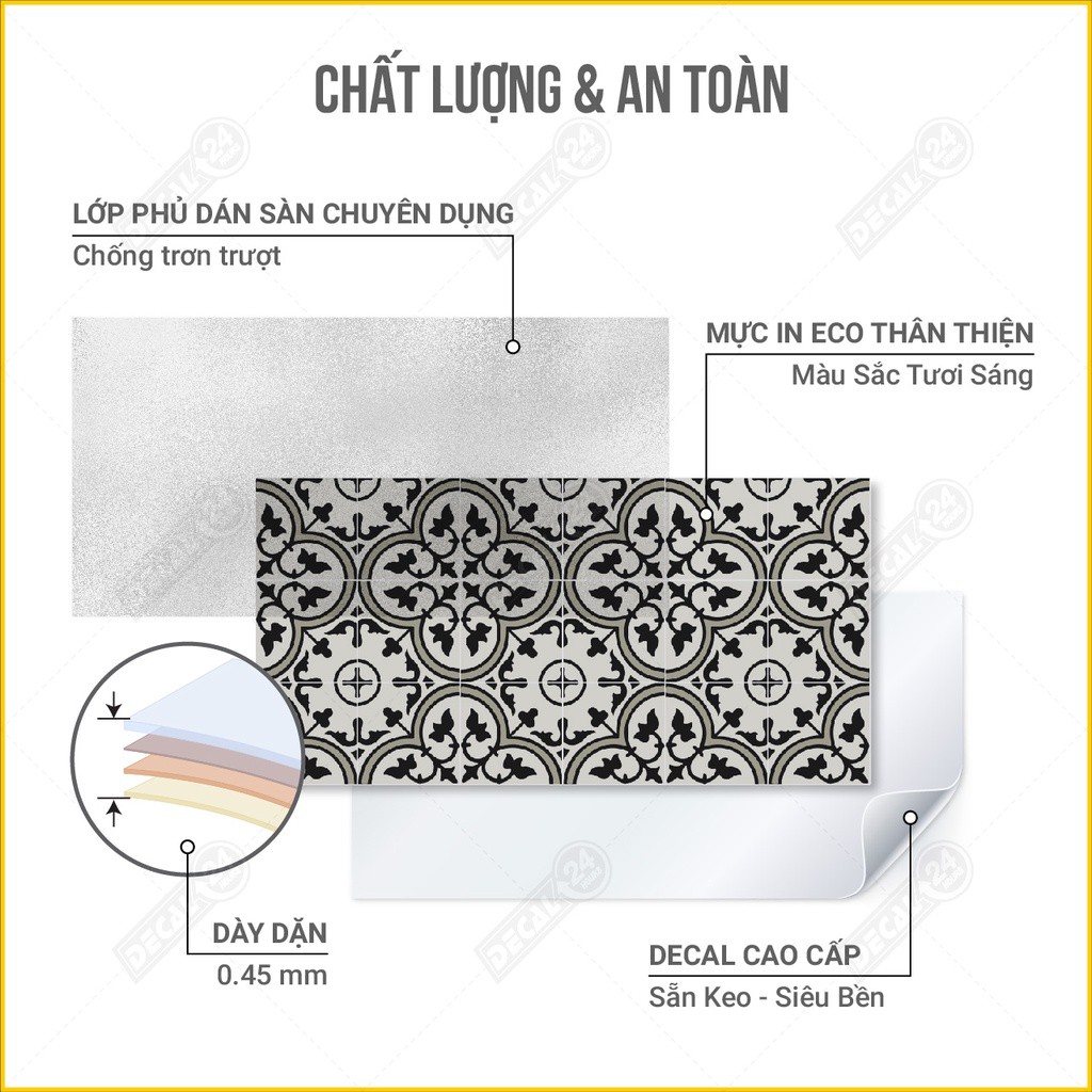 Cuộn 120 cm  decal dán nền DGB-098-DS - Khổ 60 cm