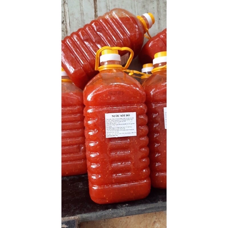 1KG NƯỚC SỐT ỚT ĐỎ- TƯƠNG ỚT CHUA NGỌT