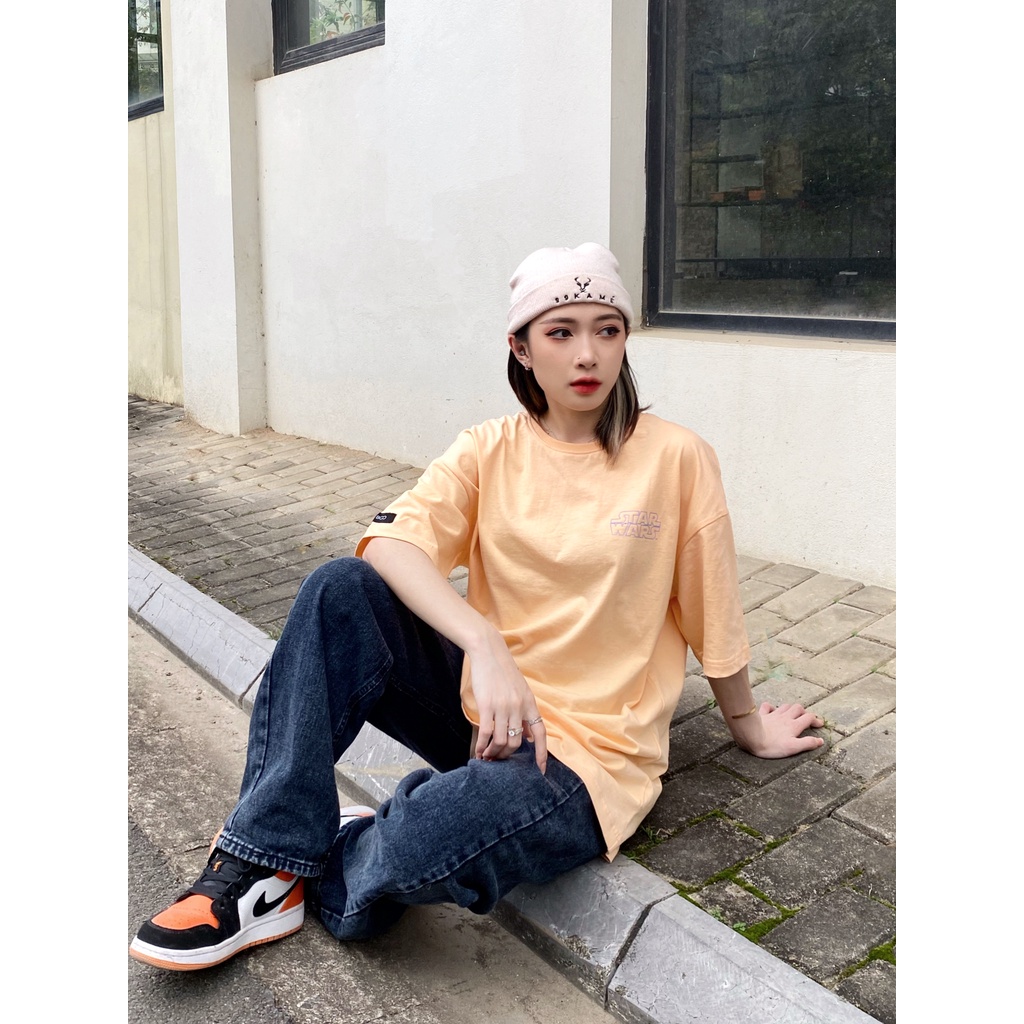 Áo Thun BOO Unisex Dáng Cơ Bản, 100% Cotton Cao Cấp In Logo Starwars